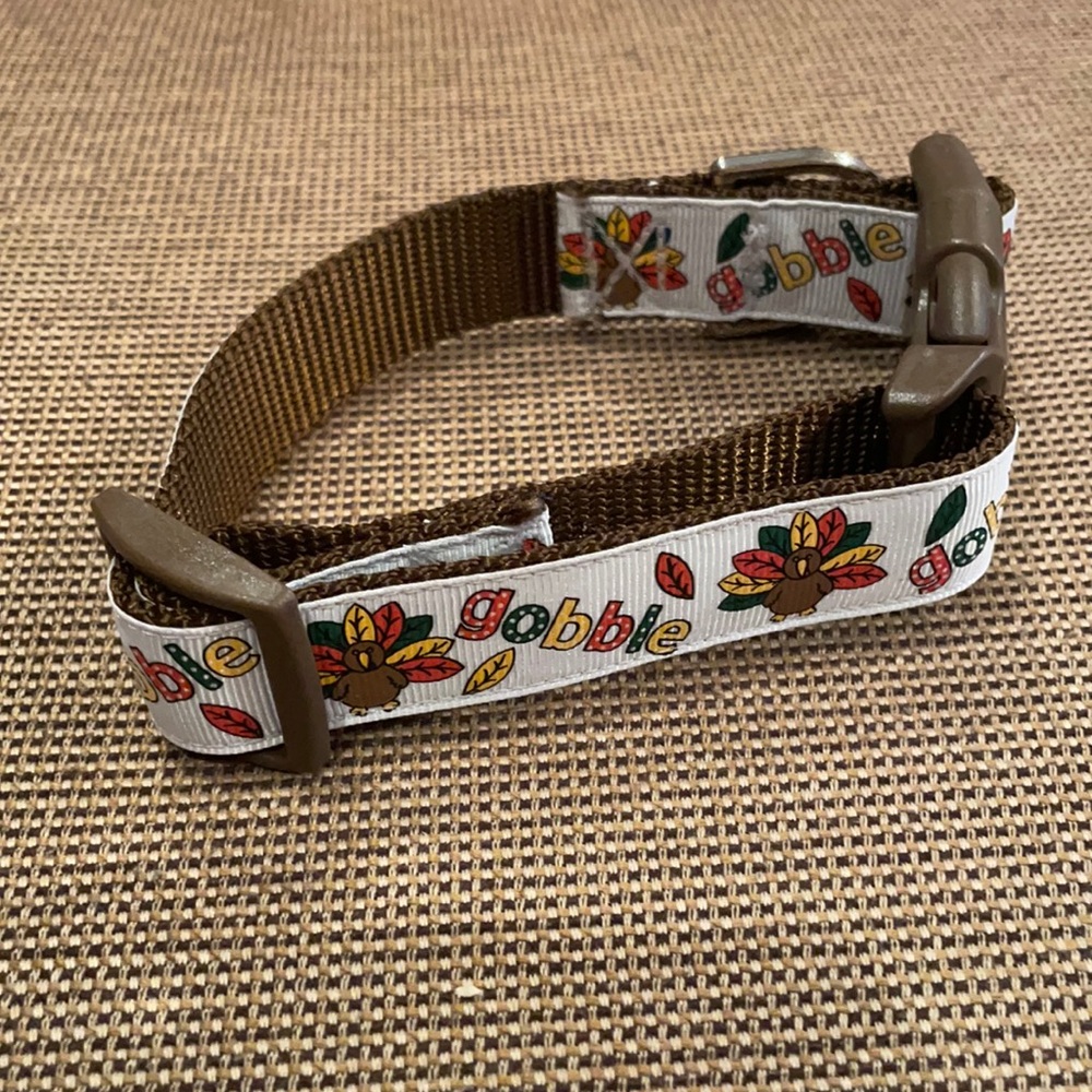 NiciaPetCouture Thanksgiving Dog Collar